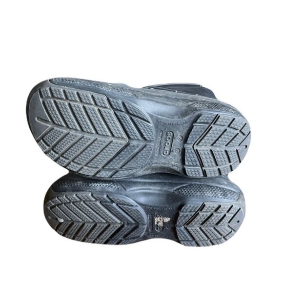 Crocs Suede Upper Lace Up Booties Womens Size 7 Mens Size 5 - Picture 2 of 6